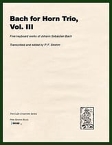 Bach for Horn Trio, Vol. III P.O.D. cover